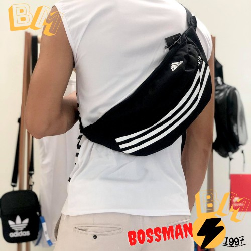 [TV 011] Túi Đeo Chéo Nam Unisex 3 Sọc - Thời Trang - Trẻ Trung - Phong Cách - Túi Bao Tử - BOSSMAN | BigBuy360 - bigbuy360.vn