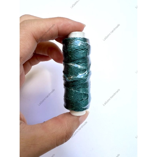Dây sáp tròn chống nước waterproof 0.8mm chuyên tết vòng, xâu hạt, làm đồ da handmade