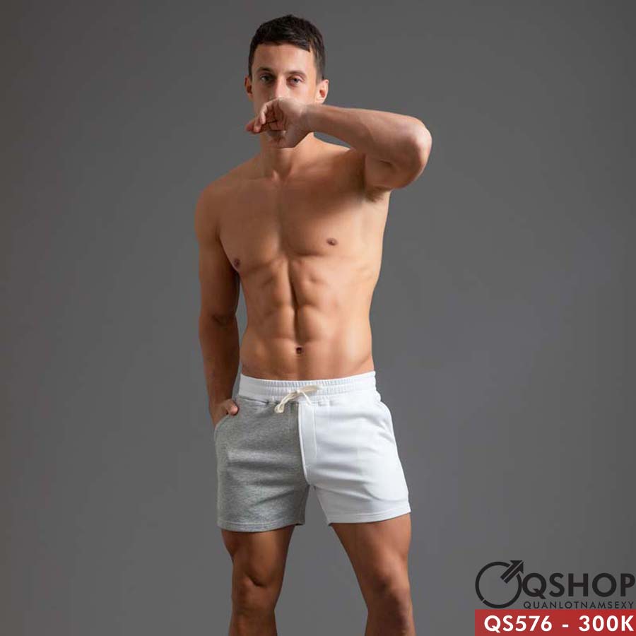 Quần short thun nam tập gym, cao cấp QSHOP QS576