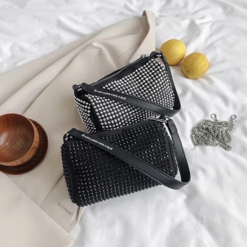 Túi kẹp nách đính đá sáng lấp lánh alex | BigBuy360 - bigbuy360.vn