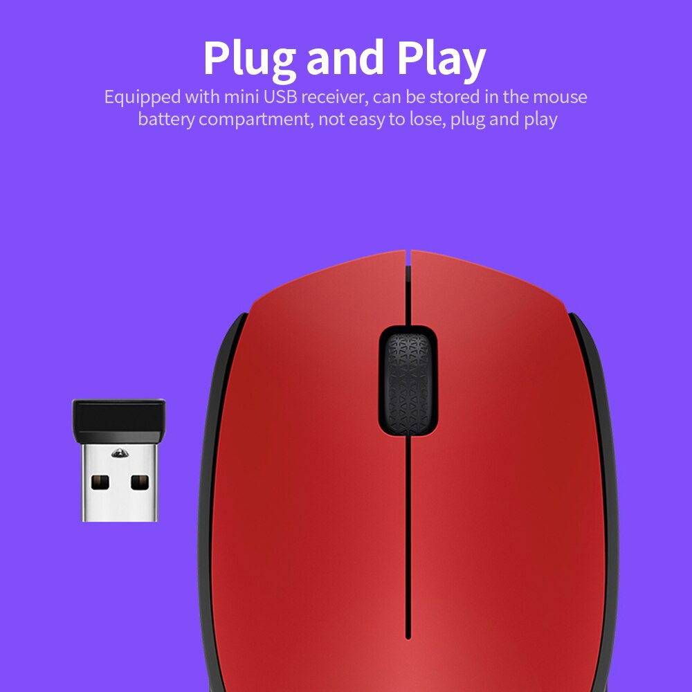 Chuột không dây Logitech M170 Giao diện USB cho văn phòng chơi game