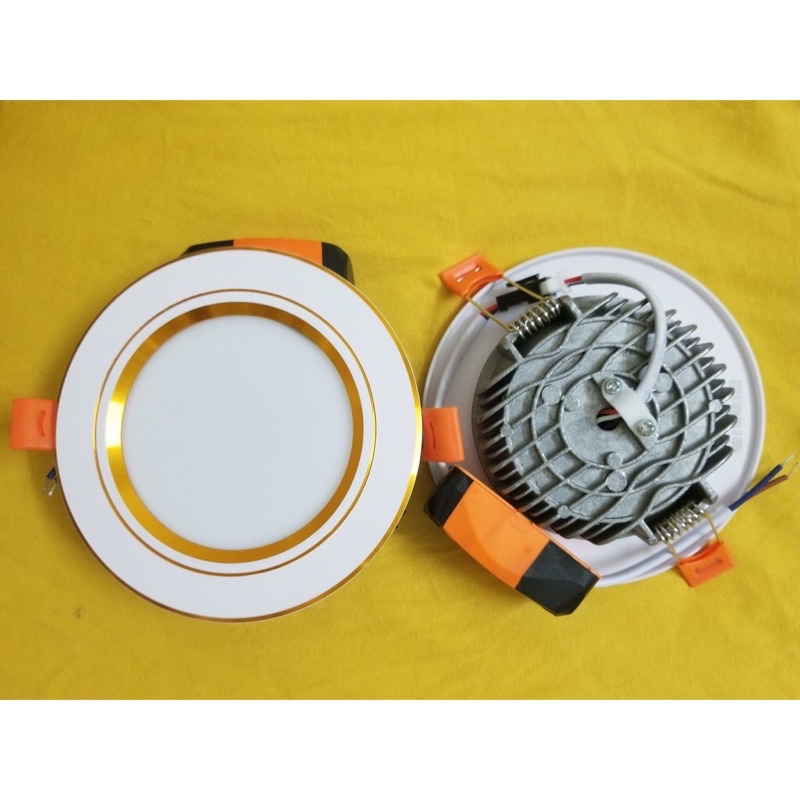 Đèn Led Âm Trần 7w phi 90 3 chế độ sán