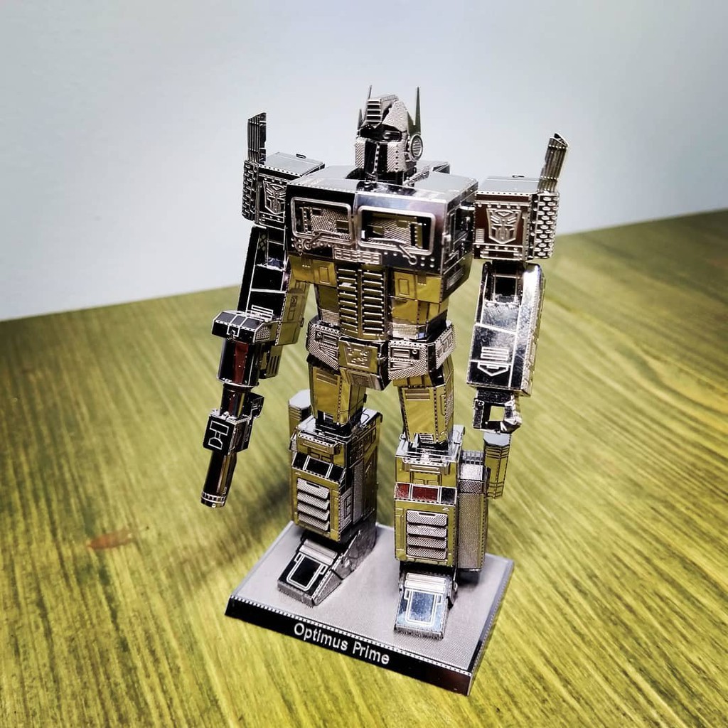 Mô Hình Lắp Ghép 3D Kim Loại Tự Ráp Robot Transformers - Chưa Lắp