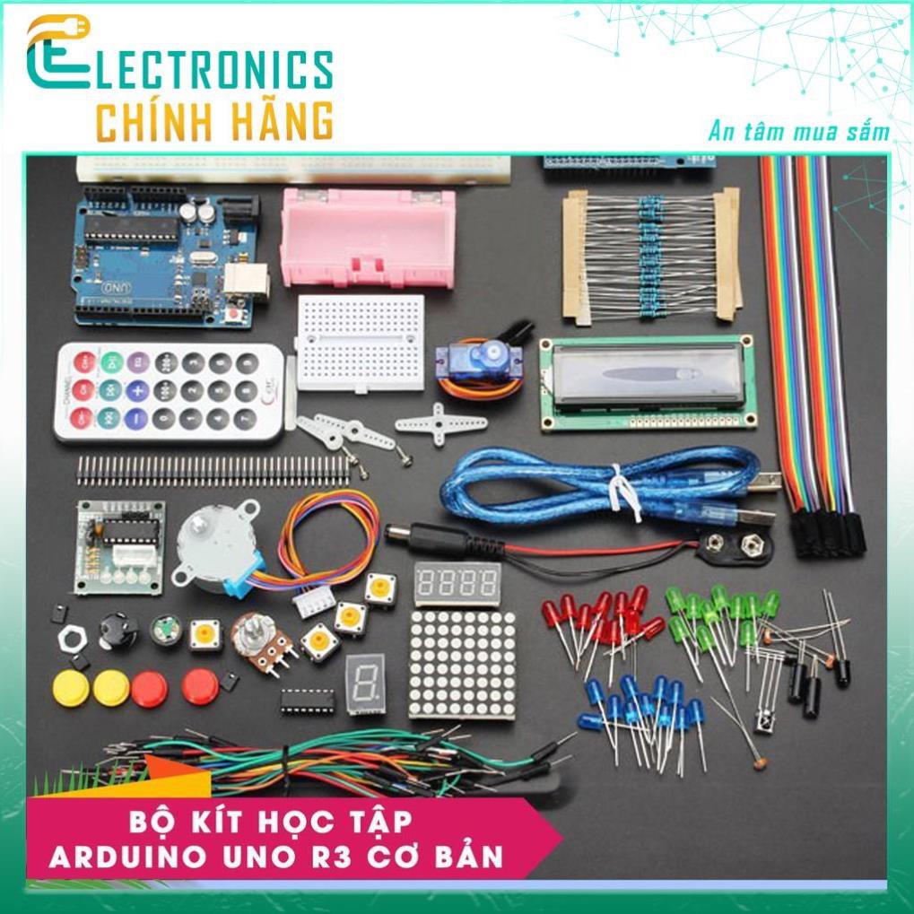 Bộ Kít Học Tập Arduino UNO R3 Cơ Bản, Bộ Arduino Starter Kit,Bộ thí nghiệm Arduino Cơ Bản