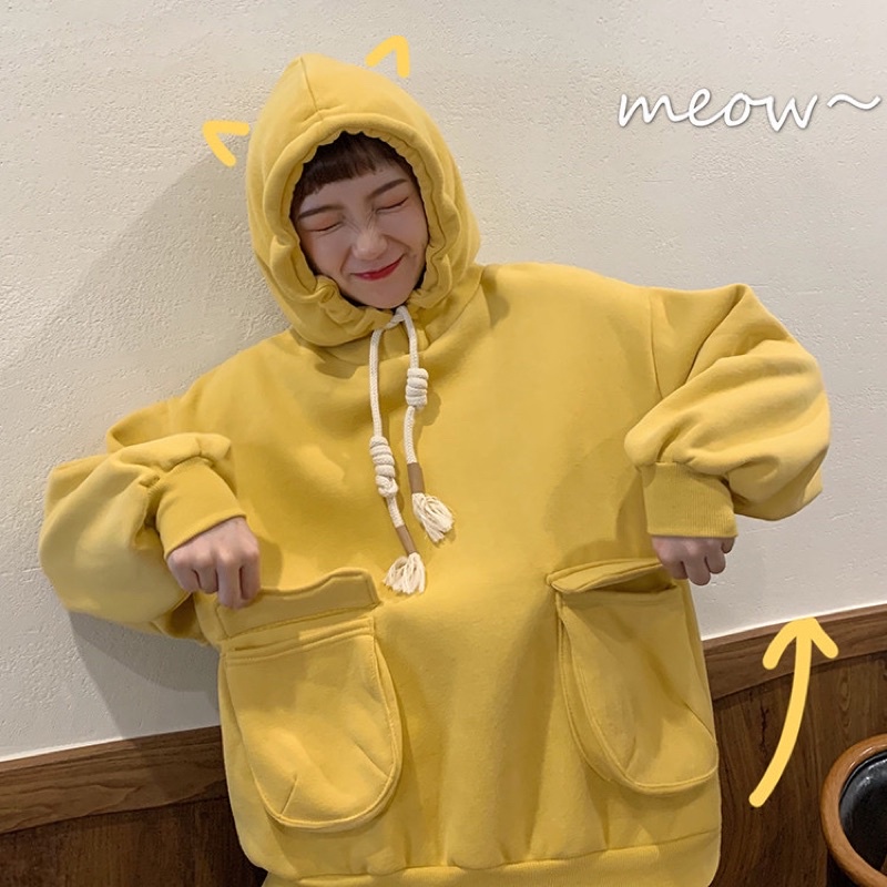 ÁO HOODIE TRƠN TÚI