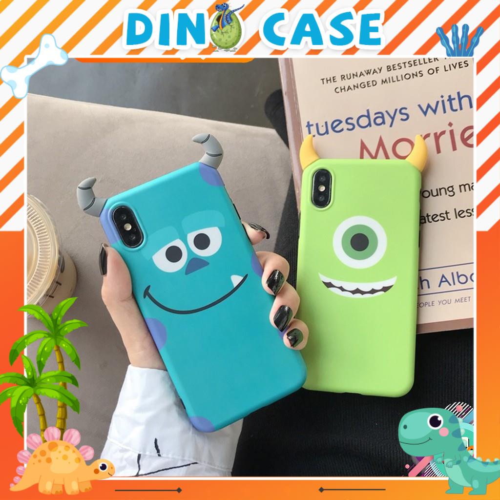 Ốp lưng iphone Cặp đôi nhà Monster - ỐP lưng XƯỞNG QUÁI VẬT gắn sừng - Ốp Iphone dt01