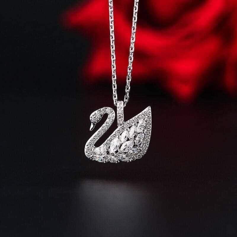 Dây chuyền thiên nga Swarovski