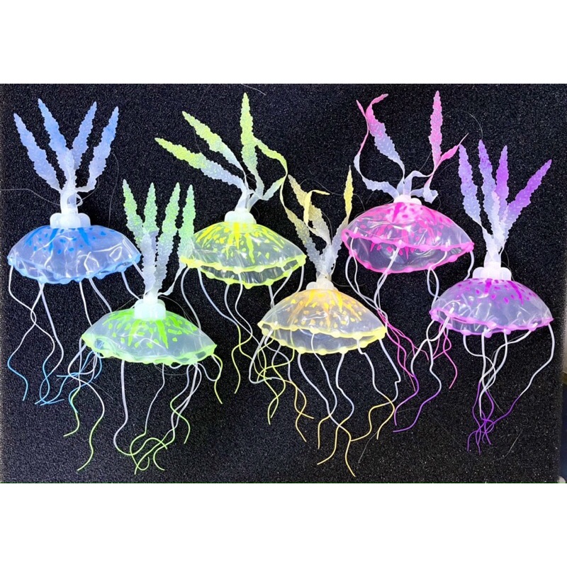 Sứa Màu Nhân Tạo Phát Sáng Trang Trí Hồ Cá