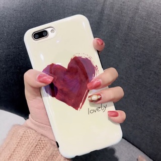 Ốp tim lovely phản quang cho iPhone