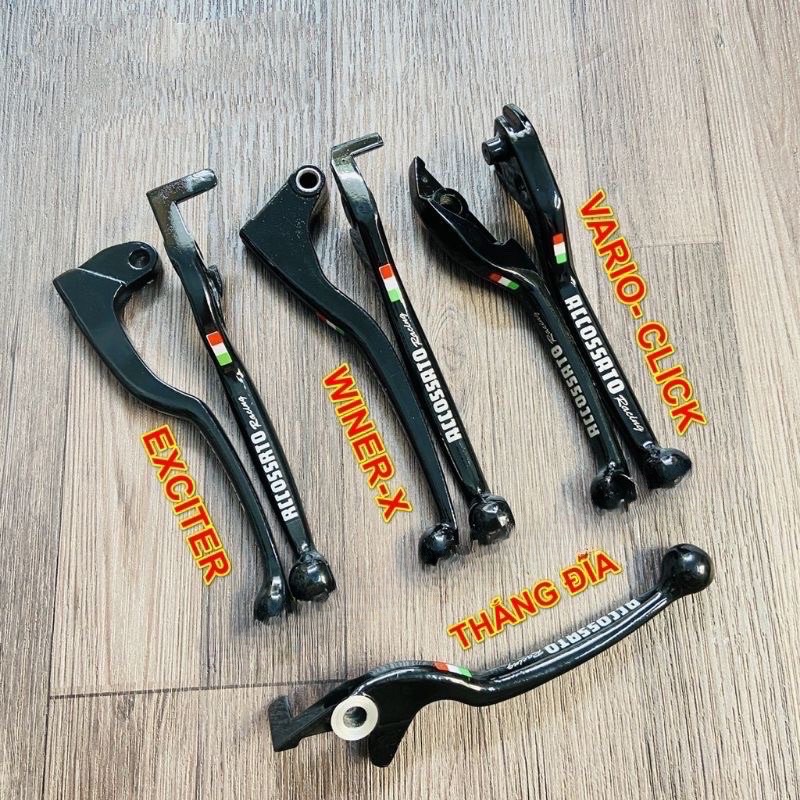 Tay Thắng Tay Phanh Mod ACOSSATO AB VARIO WINNER-X EXCITER SH WAVE RS FUNEO SIRUS RC Sơn Đen Loại Tốt