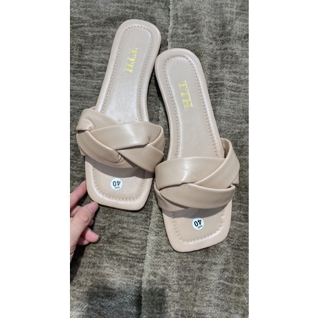 Dép quai ngang nữ dây chéo rít nhiều màu chất da mềm mại mang êm chân phong cách dễ thương bigsize - TTH_SHOES