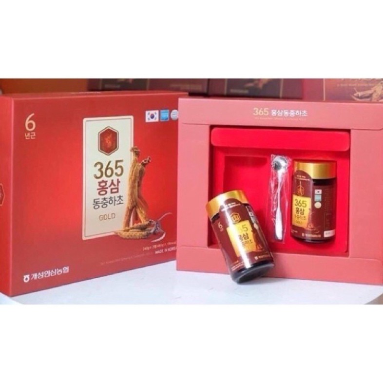 Cao Hồng Sâm Đông Trùng Hạ Thảo 365 HÀN QUỐC, Hộp 2 Lọ x 240gr | BigBuy360 - bigbuy360.vn