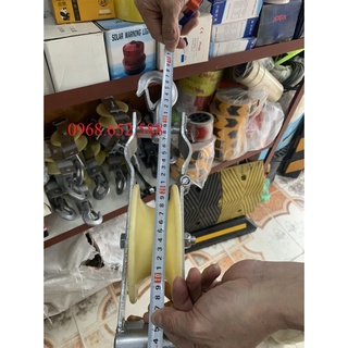 Puly nhựa, buly nhựa, ròng rọc bánh xe nhựa kéo dây điện 120x60