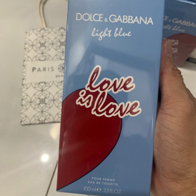 Nước hoa nữ D&G Light Blue Love Is Love EDT 100ml full seal - 𝗣𝗔𝗥𝗜𝗦.𝟭𝟵𝟴𝟬 -