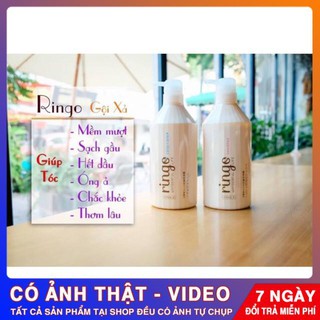 [FREE SHIP & HÀNG A+] Bộ dầu gội phục hồi giữ màu + trị gàu Ringo keratin 750ml Made in Japan .