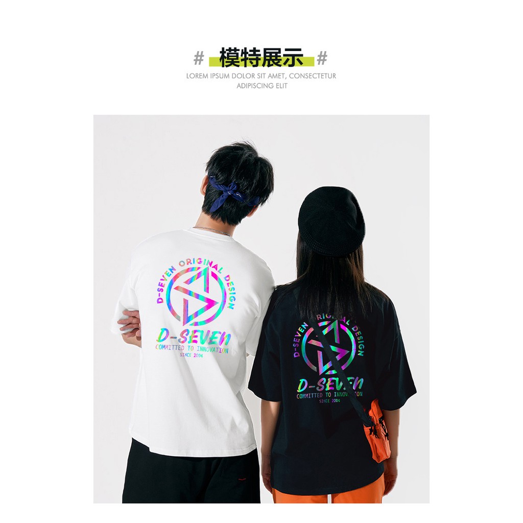 Áo thun phản quang dáng rộng tay lỡ nam nữ Unisex đẹp hàng cao cấp D-seven | BigBuy360 - bigbuy360.vn