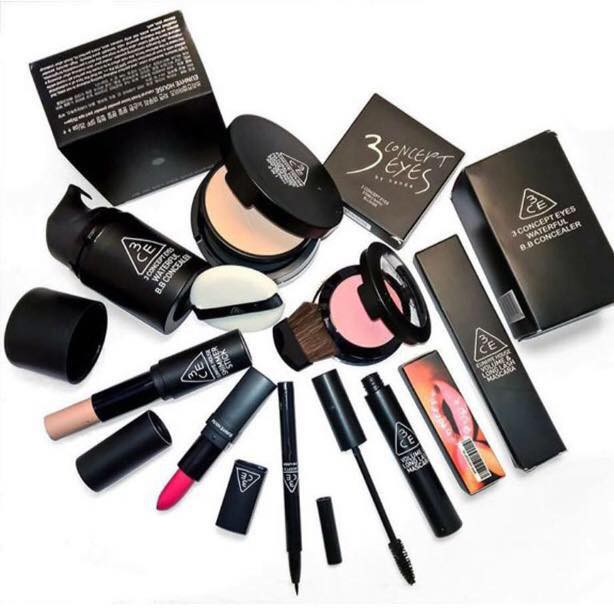 BỘ TRANG ĐIỂM CAO CẤP 7 MÓN 3CE TẶNG KÈM TÚI ĐỰNG