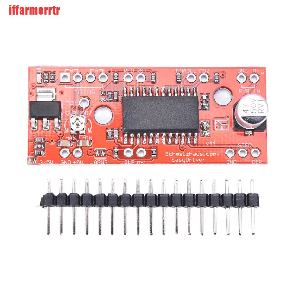 {iffarmerrtr}A3967 EasyDriver Shield Stepper Motor Driver Module V44 For Arduino 3D Printer KGD