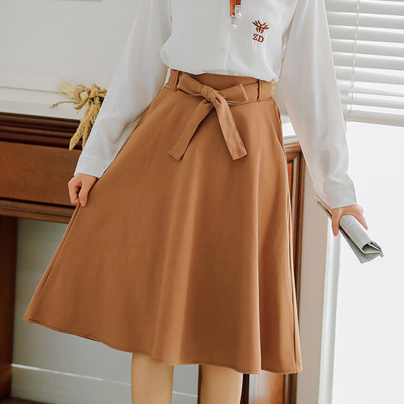 Chân váy xếp li phong cách vintage dành cho nữ