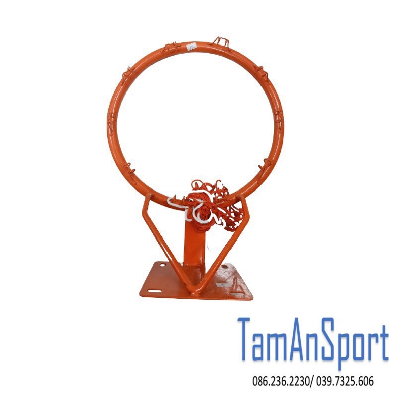 Khung bóng rổ 31cm/33cm/36cm bằng sắt sơn tĩnh điện kèm lưới- Tâm An Sports
