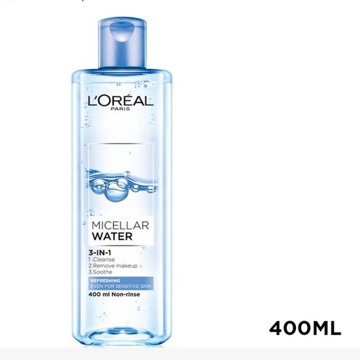 L'oreal Chính Hãng- Nước Tẩy Trang Tươi Mát L'Oreal Paris Micellar Water (400ml)