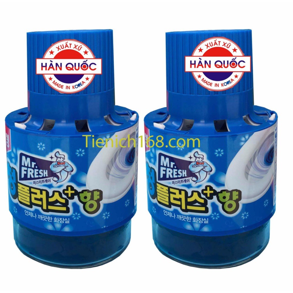 Bộ 5 Chai thả bồn cầu tự động làm sạch diệt khuẩn và làm thơm Mr.Fresh TI691