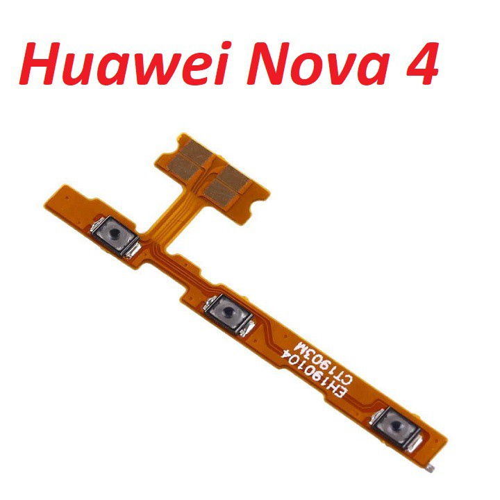 Mạch nút nguồn HUAWEI Nova 4 dây cáp nút mở nguồn điều chỉnh volum tăng giảm âm lượng linh kiện thay thế