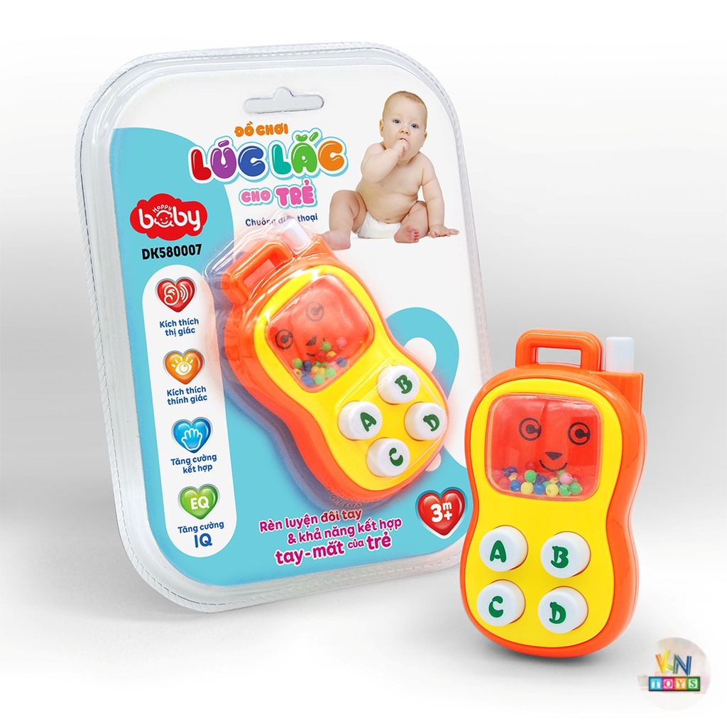Đồ chơi Lục Lạc Cho Bé Duka Happy Baby (Nhiều mẫu khác nhau)