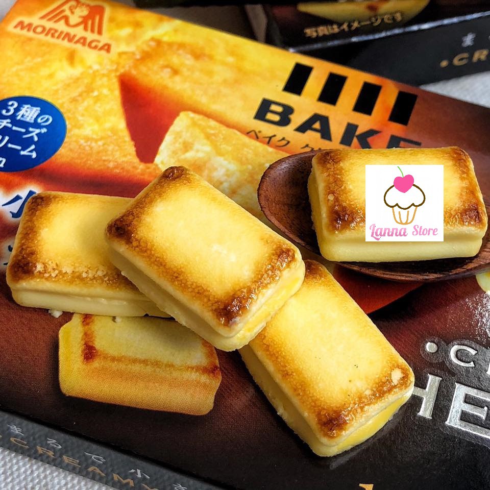 [HSD 9/2022] PHÔ MAI NƯỚNG CHEESE BAKE MORINAGA HỘP 45G SIÊU NGON NHẬT BẢN