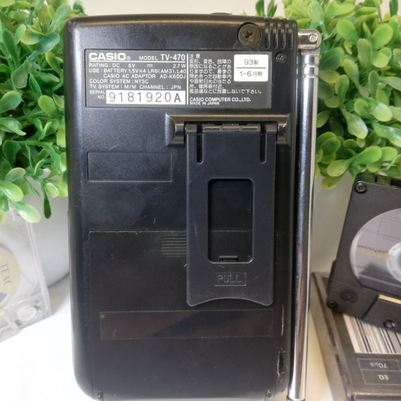 Tivi màu mini cầm tay Casio TV-470 còn hoạt động tốt tất cả các chức năng hàng nội địa Nhật | BigBuy360 - bigbuy360.vn