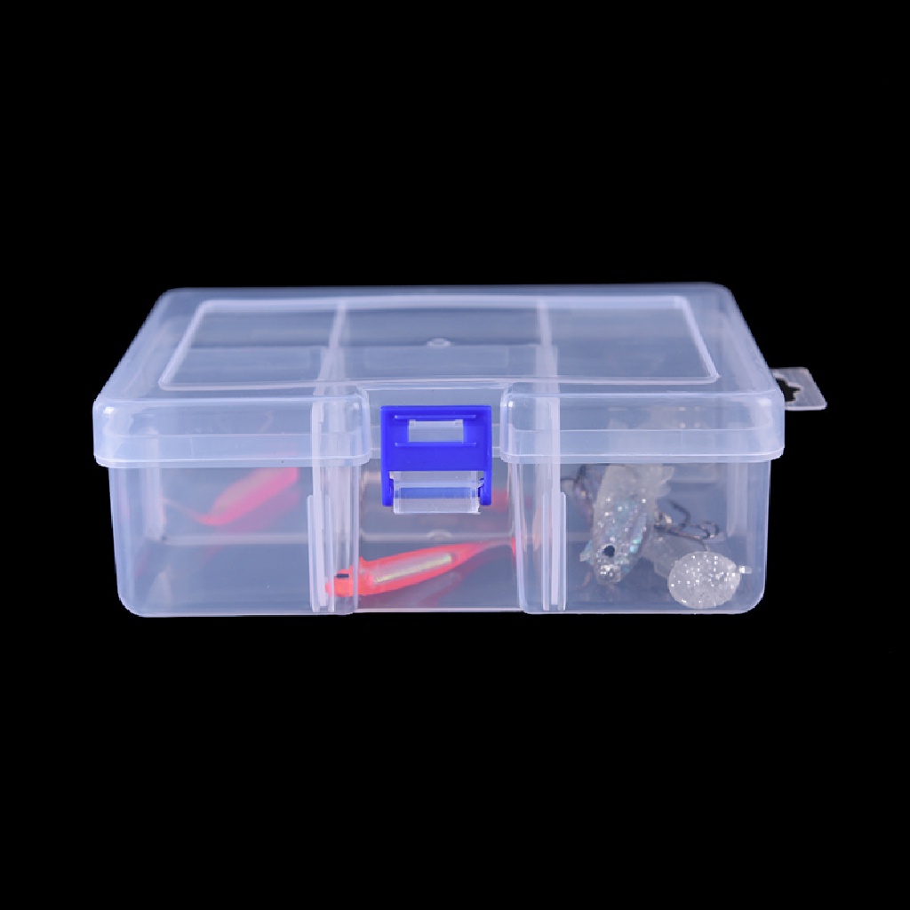 Everthinggooddown 1 Hộp Đựng Mồi Câu Cá 6 Ngăn Lớn Ốp