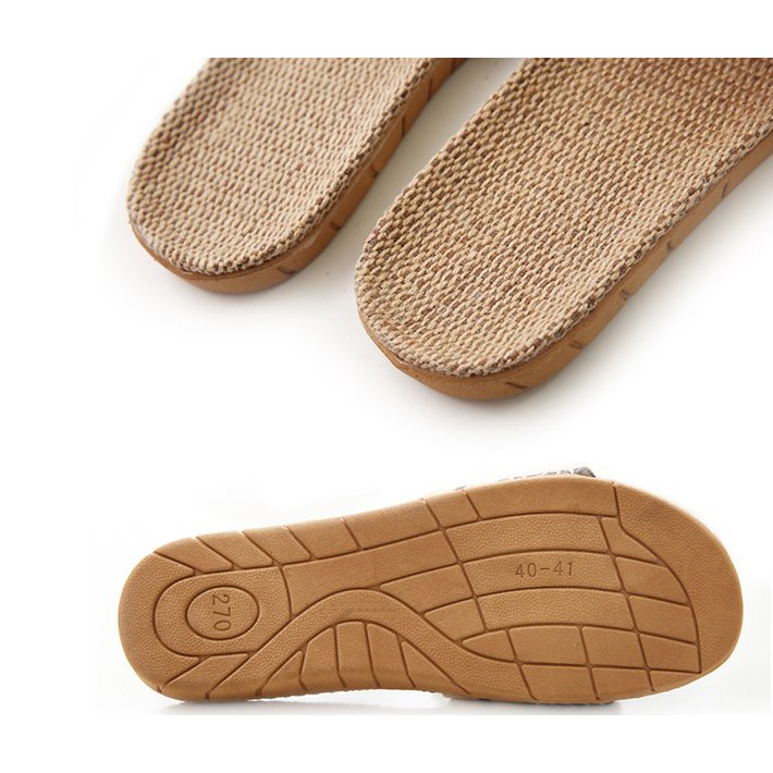 Dép cói nam nữ quai ngang 3 màu