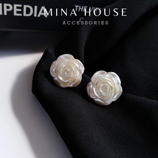 Khuyên tai bông tai rosewhite Hàn Quốc