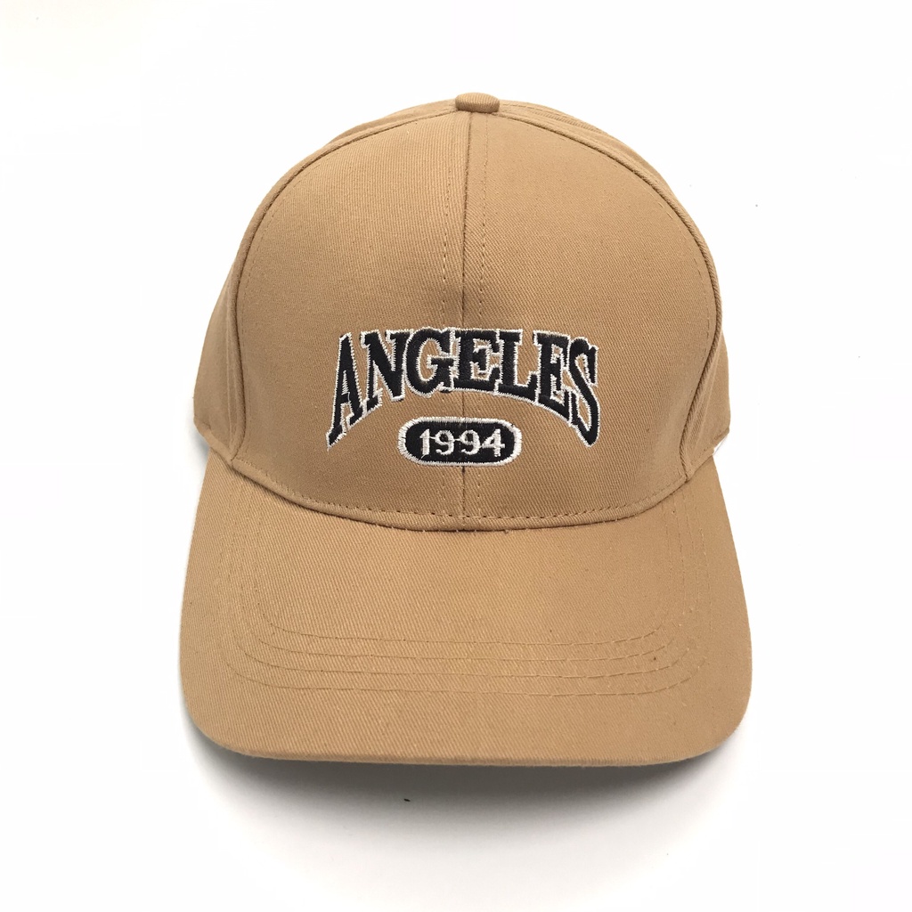 Mũ lưỡi trai ❤️ Nón kết thêu chữ ANGELES chất kaki cao cấp form unisex nam nữ N60