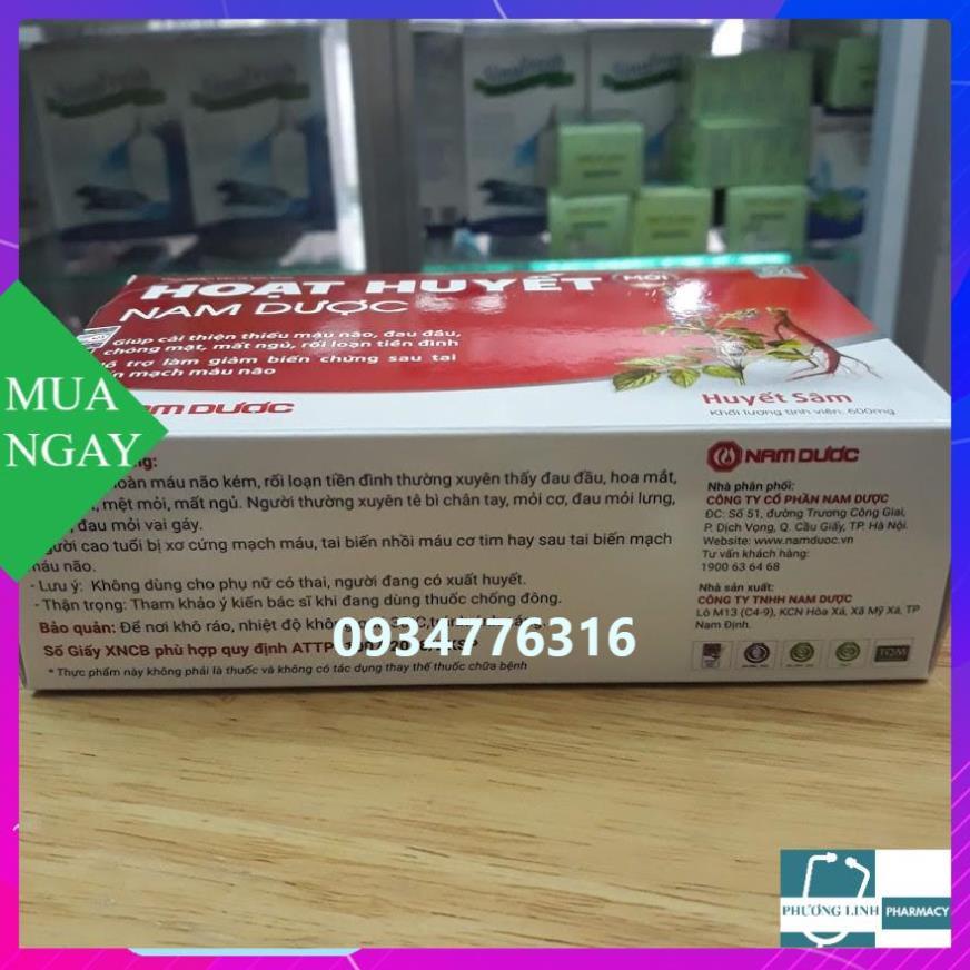 Hoạt huyết Nam Dược hộp 5 vỉ