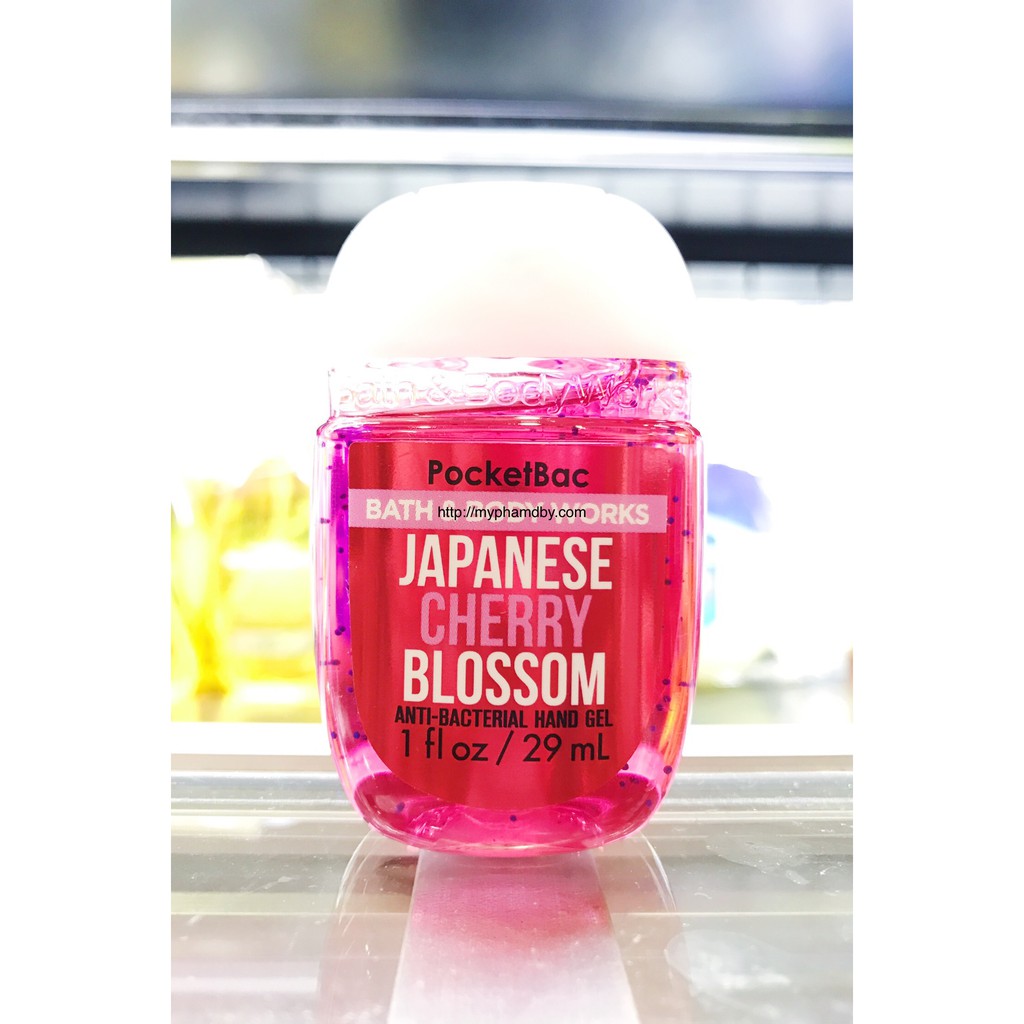 [Mùi ngẫu nhiên] Gel rửa tay Bath and Body Works Japanese Cherry Blossom 29 ml - 1 fl oz