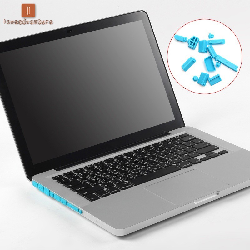 Bộ 13 miếng nút đậy chống bụi cho các giắc cắm máy laptop