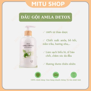 [Chính Hãng] Dầu Gội Amla Detox Laco ⚡ giảm rụng tóc, nấm đầu, gàu, ngứa, thảo dược an toàn cho cả mẹ bầu