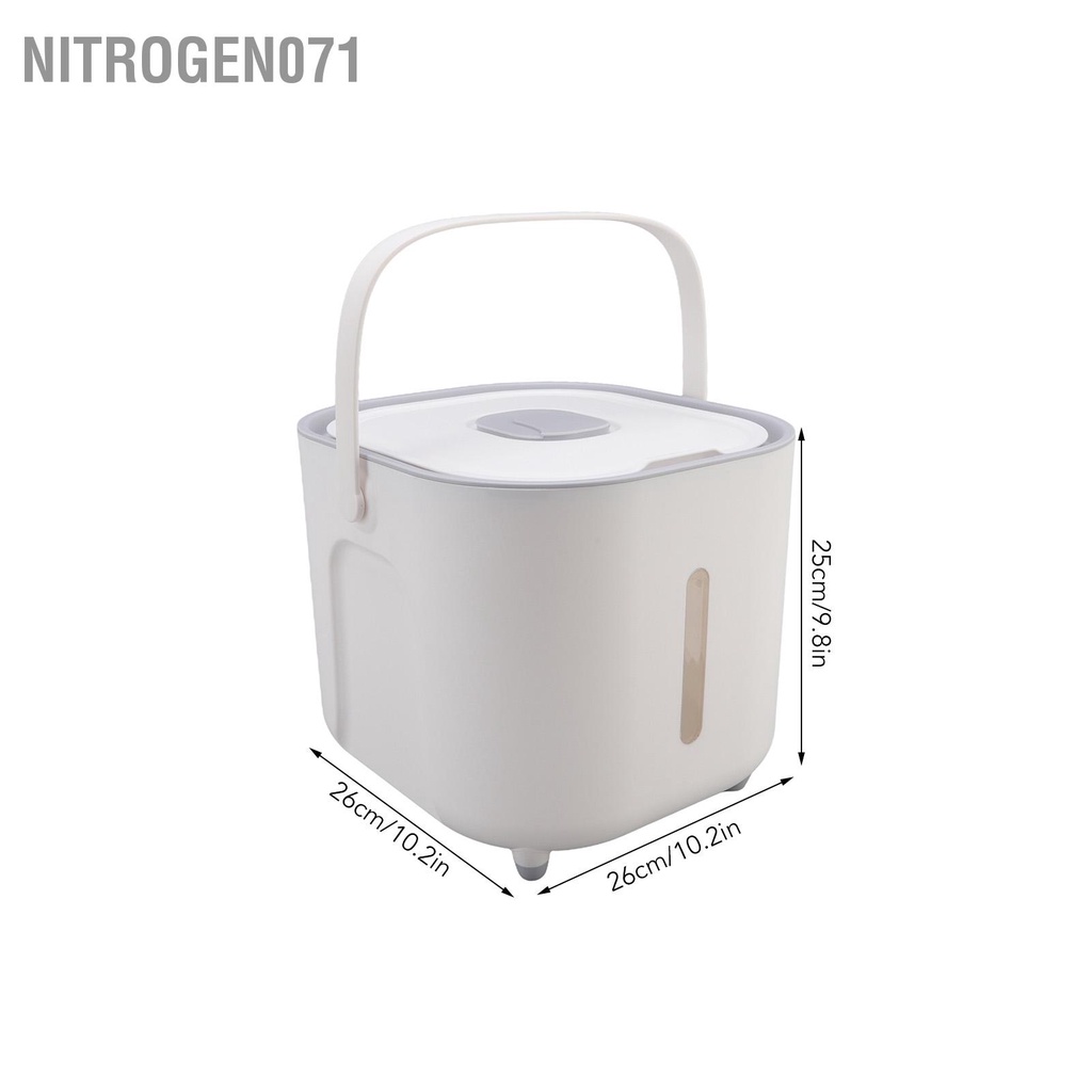 20kg Thùng Đựng Gạo Cao Cấp (Tặng Kèm Thìa đựng Gạo) - Hộp Đựng Gạo Chống Côn Trùng Chống Trượt Tiện Dụng