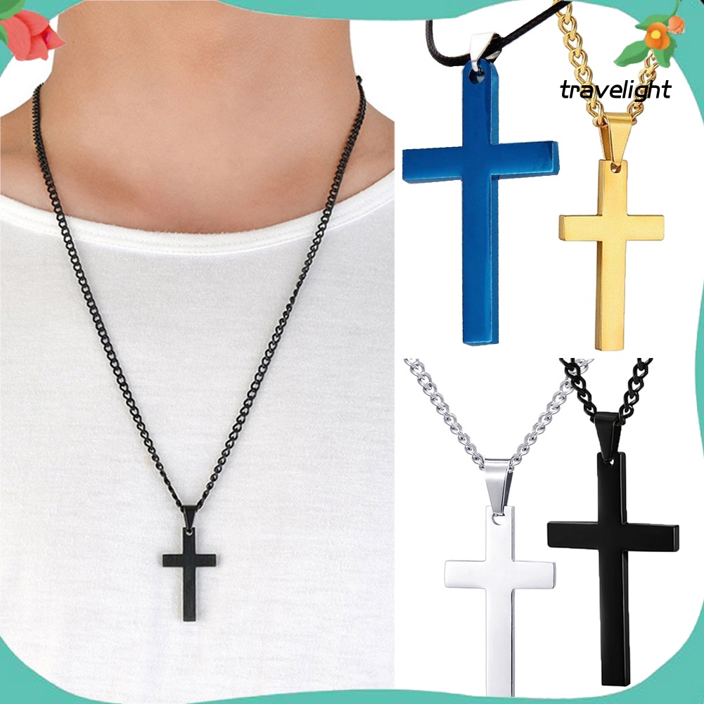 Vòng cổ Hợp Kim Mặt Thánh Giá Thời Trang Cho Nam