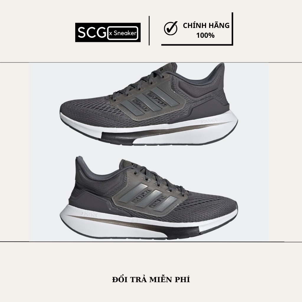 Giày chạy bộ thể thao - Adidas EQ21 RUNNING -Màu Xám- H00541 - Hàng Chính Hãng - SCGxsneaker