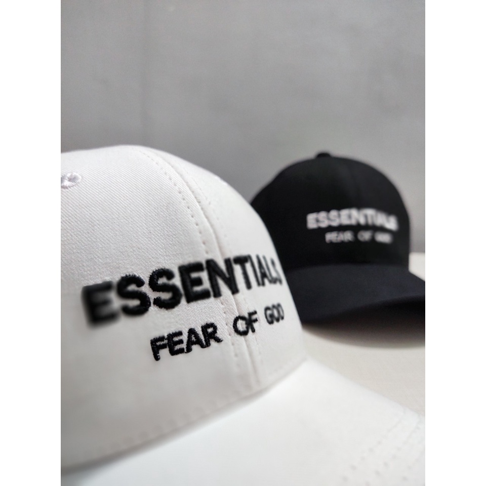 Mũ lưỡi trai ESSENTIALS Fear Of God Nón kết nam FOG Essential Logo FEAR OF GOD FOG ESSENTIALS SS20 pullover Unisex nam