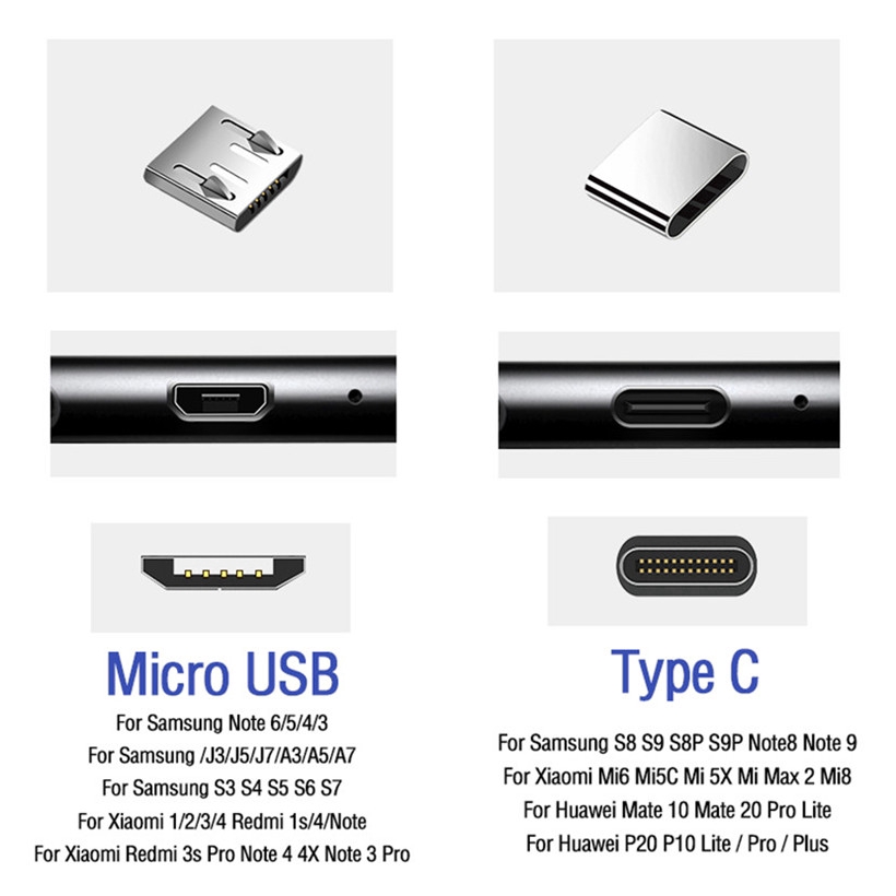 Cáp sạc truyền dữ liệu đầu USB Type C / iOS cho điện thoại Android