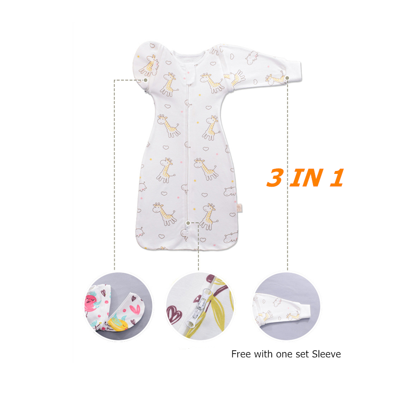 Túi Ngủ 100% Cotton Thời Trang Mùa Hè Cho Bé Sơ Sinh 0-12 Tháng Tuổi