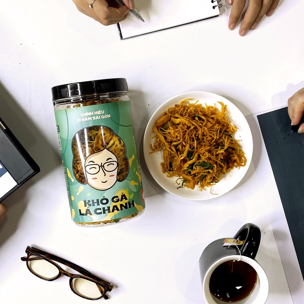 KHÔ GÀ LÁ CHANH cao cấp 300GR I DÌ NĂM SÀI GÒN I Loại NGON NHẤT, đồ ăn vặt THƯỢNG HẠNG I ĐẬM VỊ, MỀM NGON TUYỆT VỜI | BigBuy360 - bigbuy360.vn