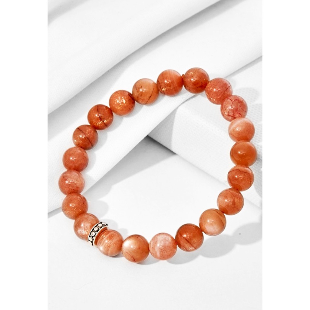 Vòng Tay Sunstone Mix Charm Bạc Thái