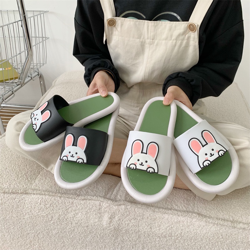 JY083-Q6-C3  - Dép cao su đế tròn quai sticker