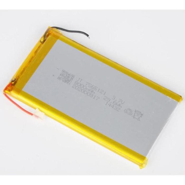 Pin Li-Po 3.7V 7565121 7565120 8000mAh