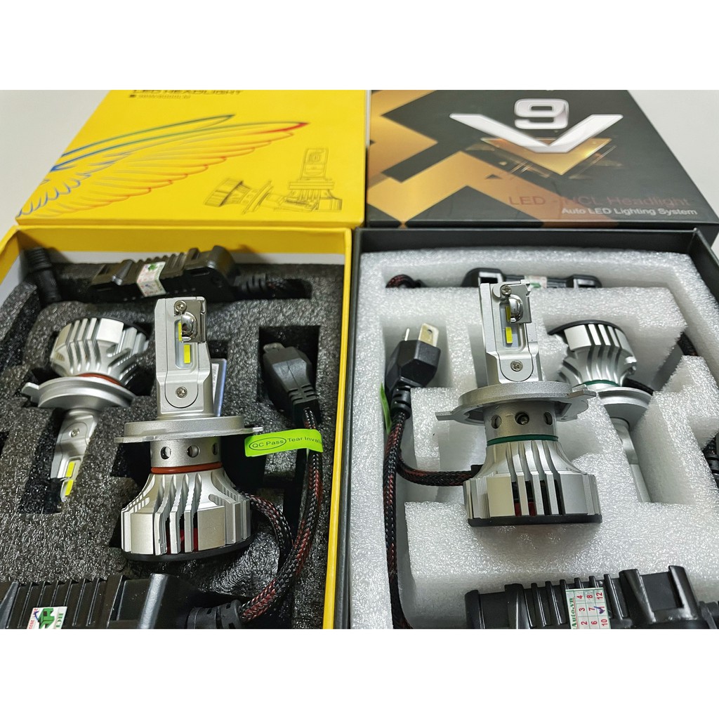 Bóng đèn Led V9 HCLight 6500K - Phiên bản nâng cấp của F2 6000k|Đèn Pha Led Ô tô Xe máy|Đèn led tự động các chân