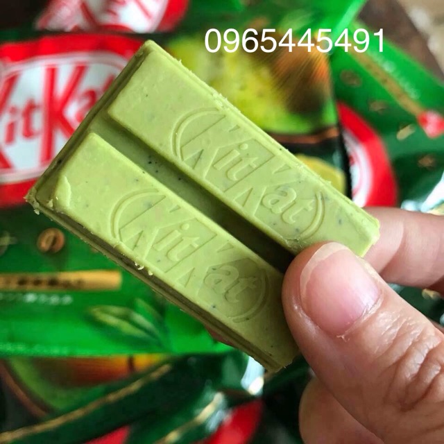 Bánh kitkat trà xanh 